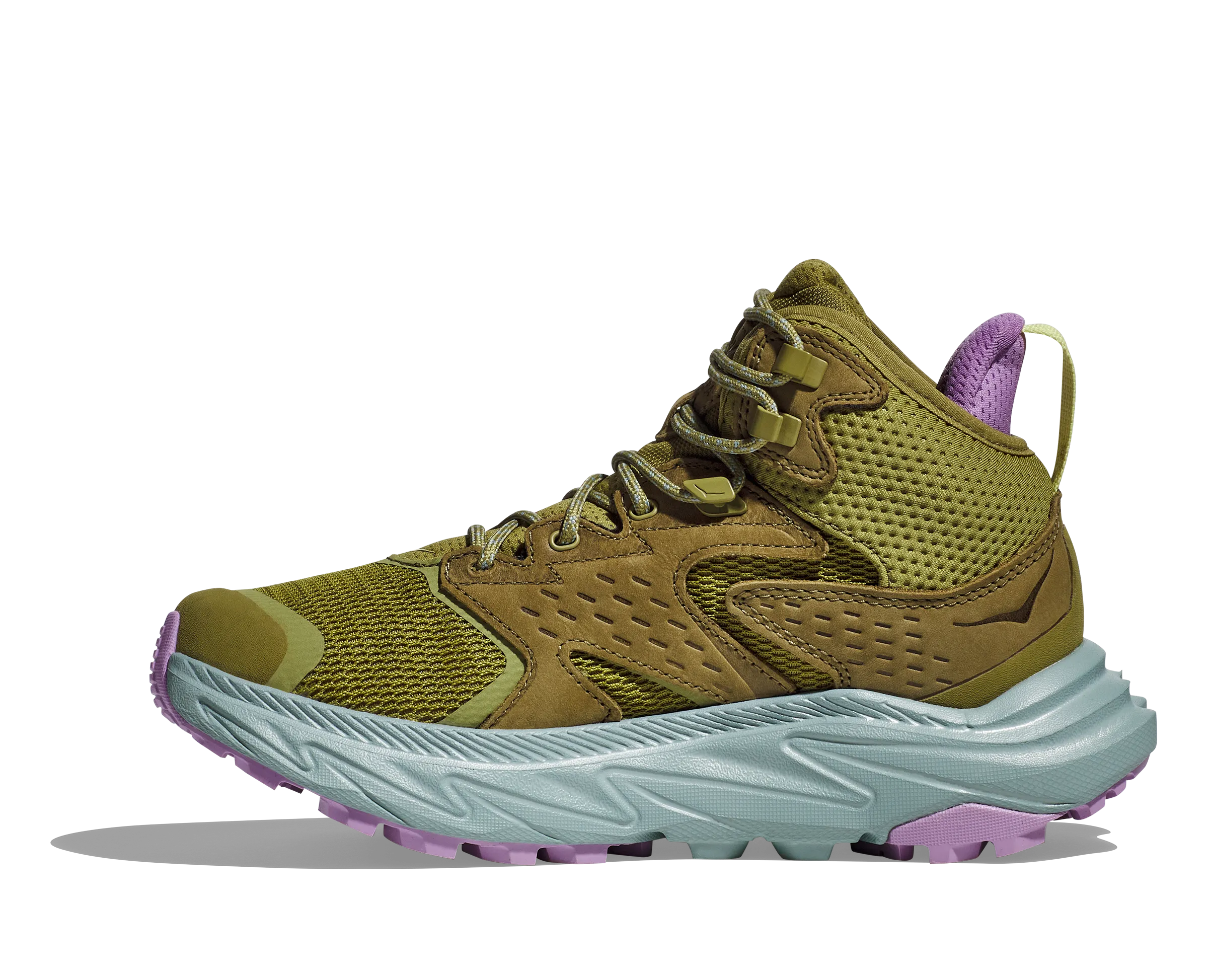 Women's Hoka Anacapa 2 Mid GTX Color: Green Moss / Agave