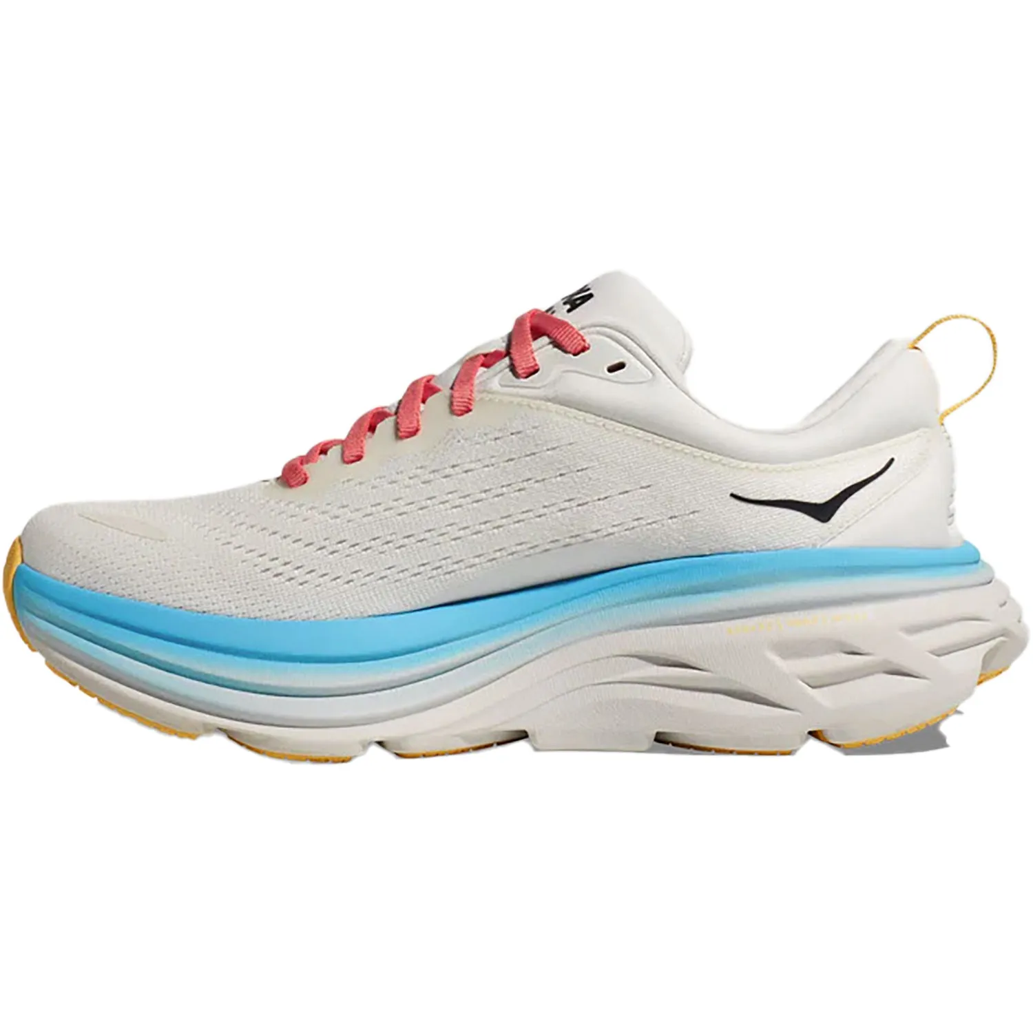 Women's Hoka Bondi 8 Blanc De Blanc/Swim Day Mesh Mesh