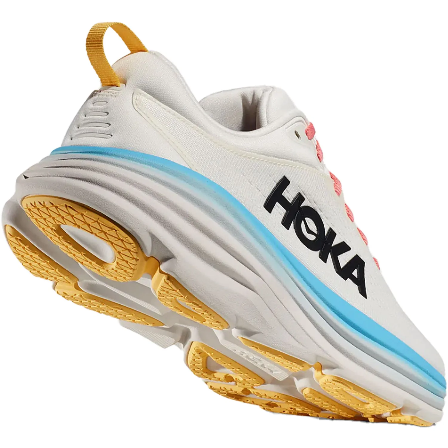 Women's Hoka Bondi 8 Blanc De Blanc/Swim Day Mesh Mesh