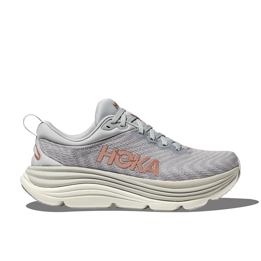 Women's Hoka Gaviota 5 Color: Harbor Mist / Rose Gold (WIDE WIDTH)