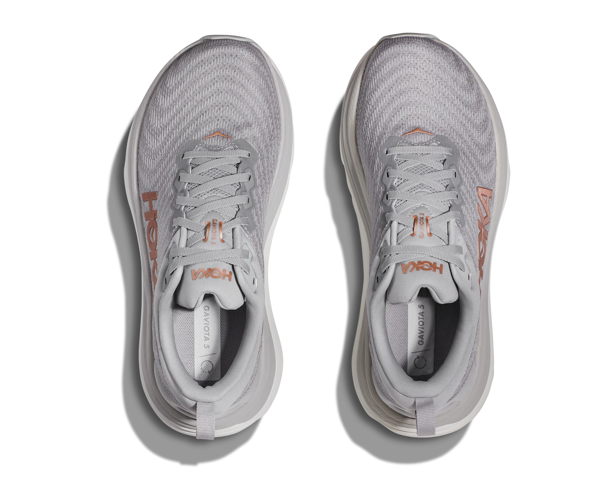 Women's Hoka Gaviota 5 Color: Harbor Mist / Rose Gold (WIDE WIDTH)