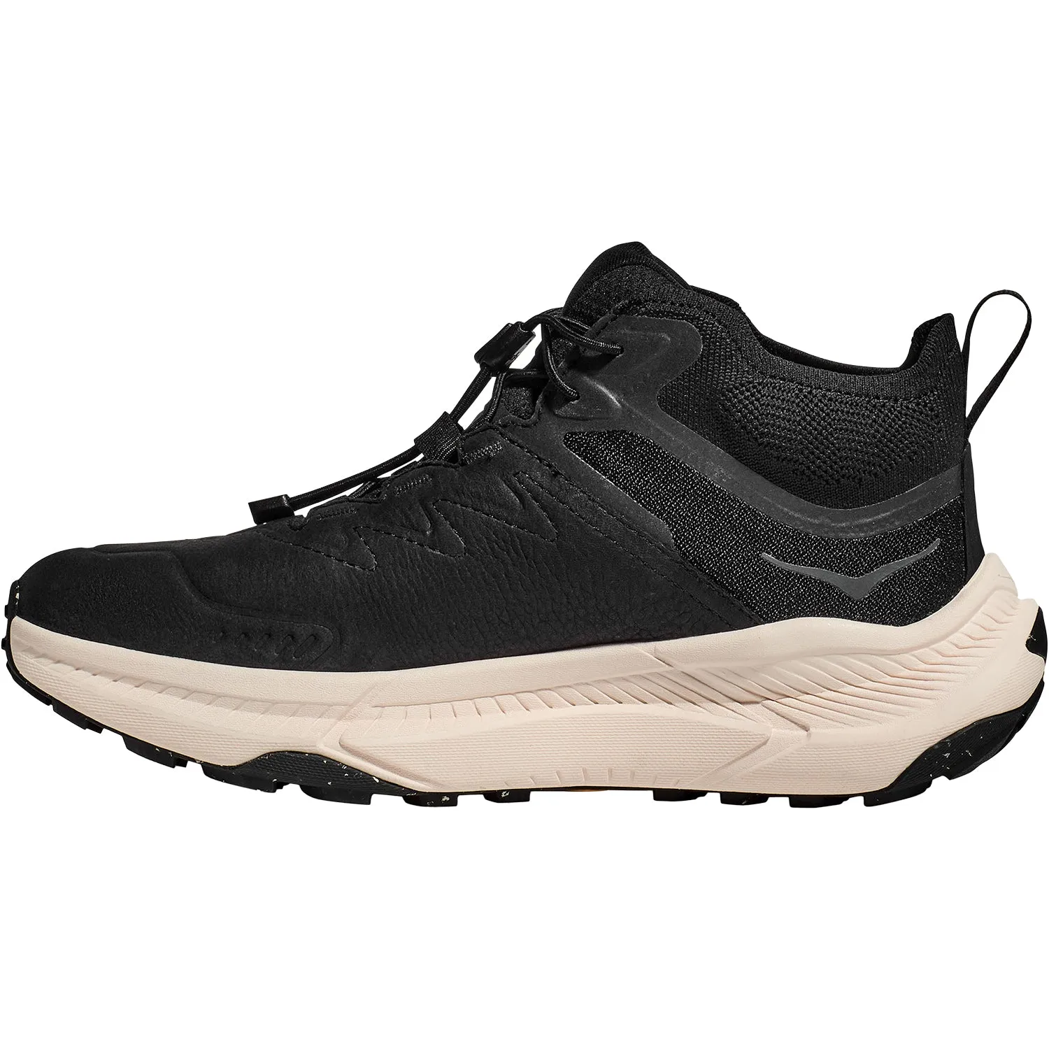 Women's Hoka One One Transport Chukka GoreTex Black/Alabaster Synthetic