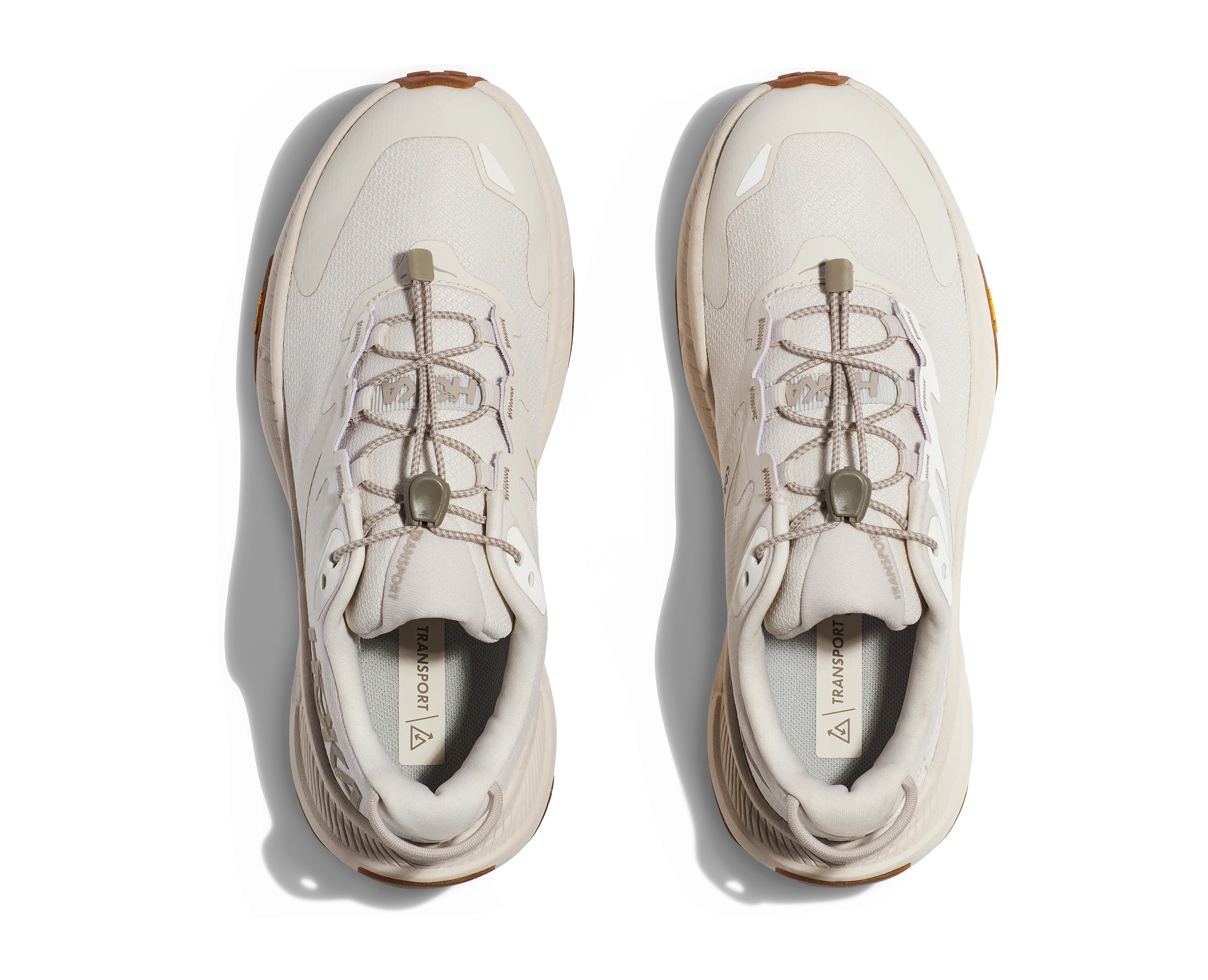 Women's Hoka One One Transport Color: Eggnog/Eggnog #1123154EEGG