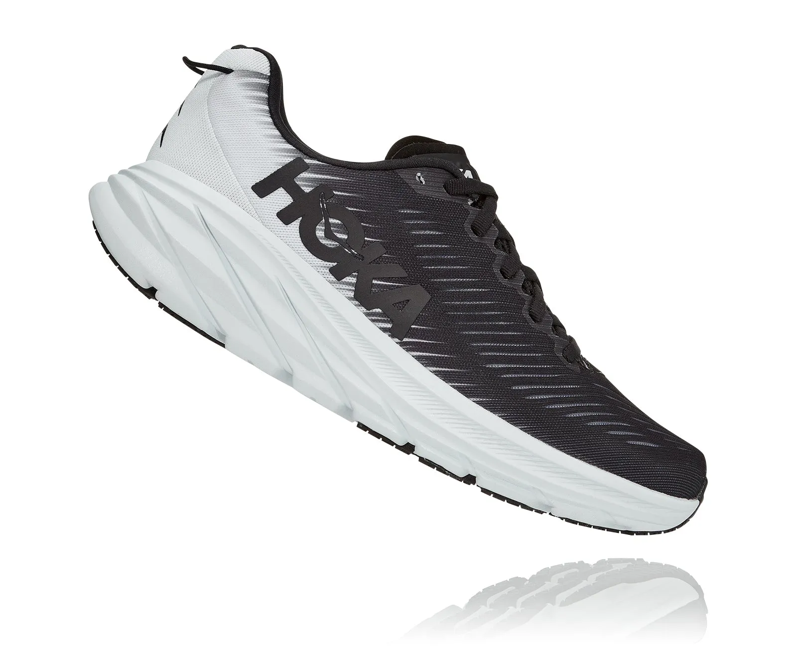 Women's Hoka Rincon 3 Color: Black/White