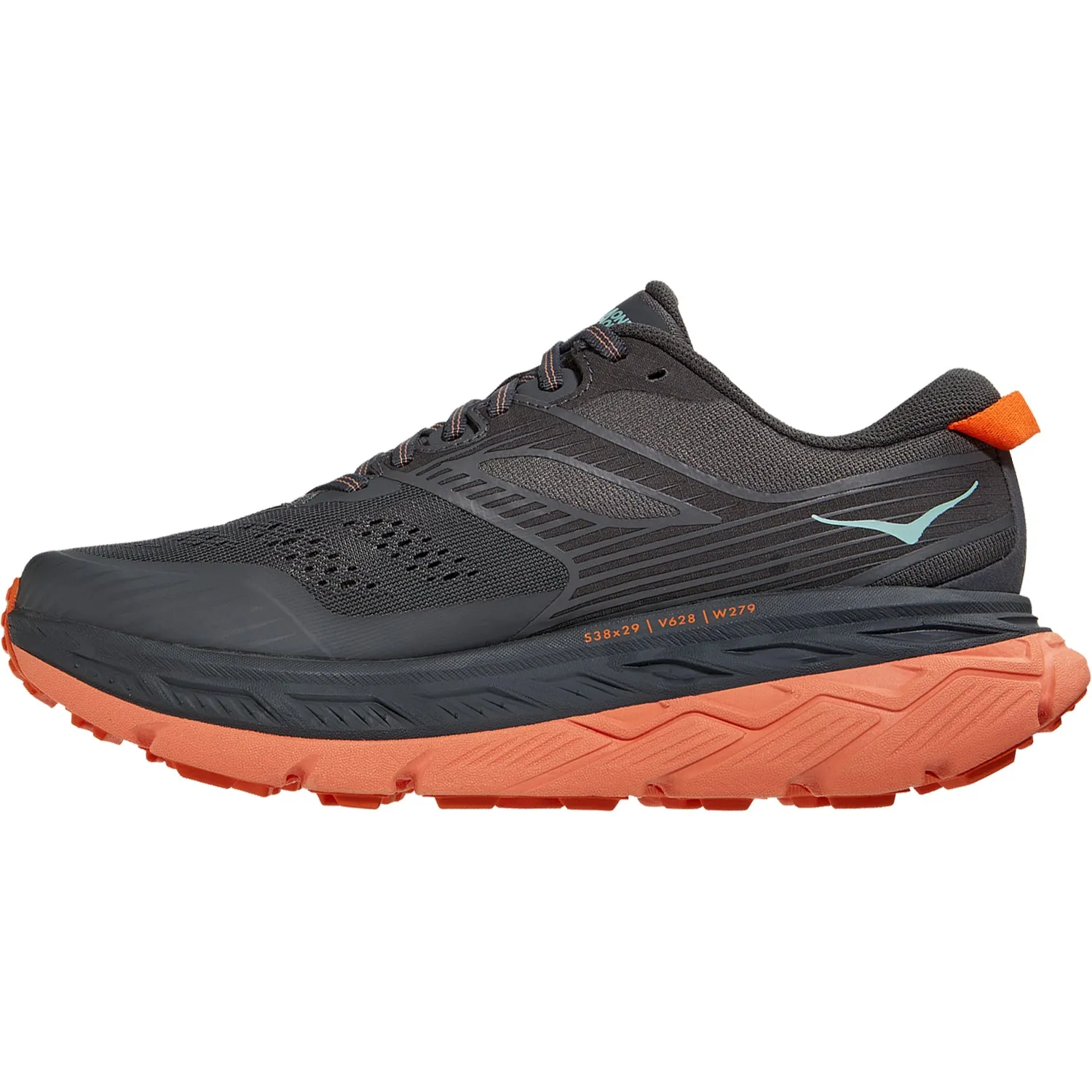 Women's Hoka Stinson ATR 6 Castlerock/Cantaloupe Mesh