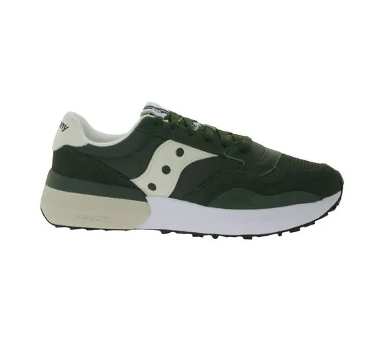 Zapatillas Saucony Jazz Nxt para hombre, zapatillas bajas con contenido de cuero genuino S70790-3 Caqui/Beige